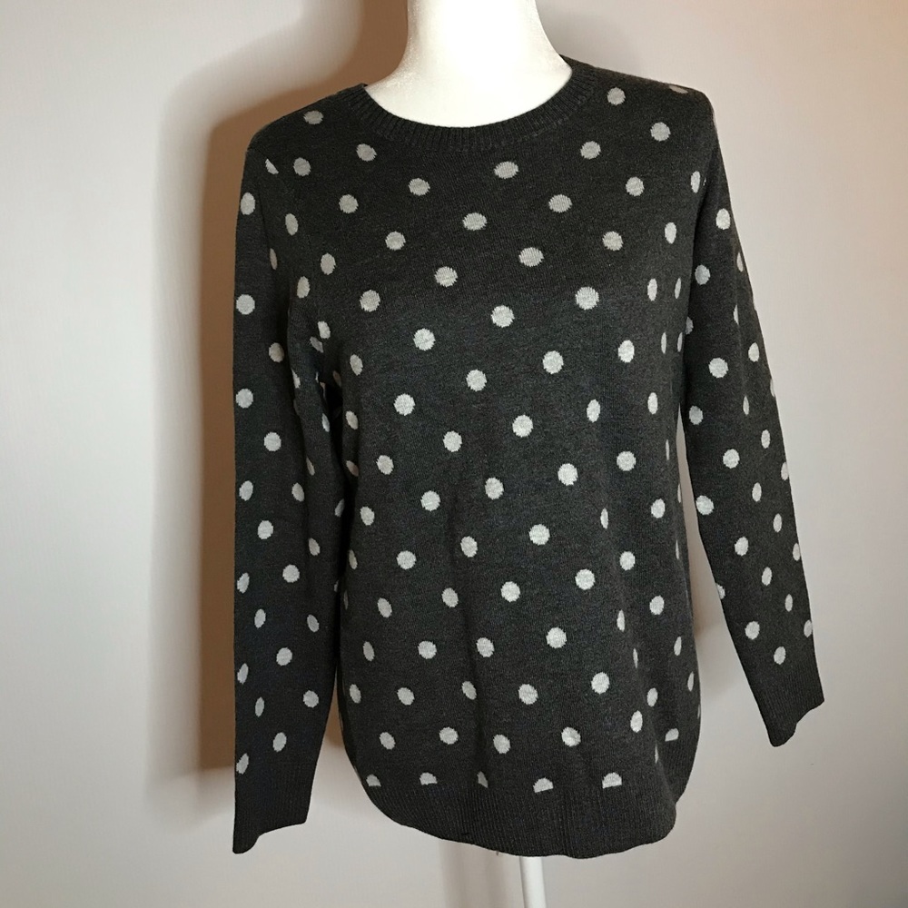 New Charter Club Polka Dots Pullover Sweater - Picture 5 of 15
